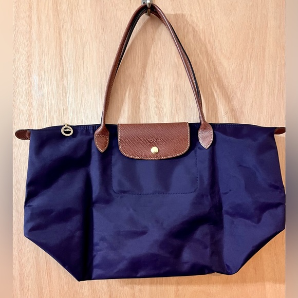 Longchamp Handbags - Longchamp Le Pliage Shopper Large in Hard to Find Bilberry